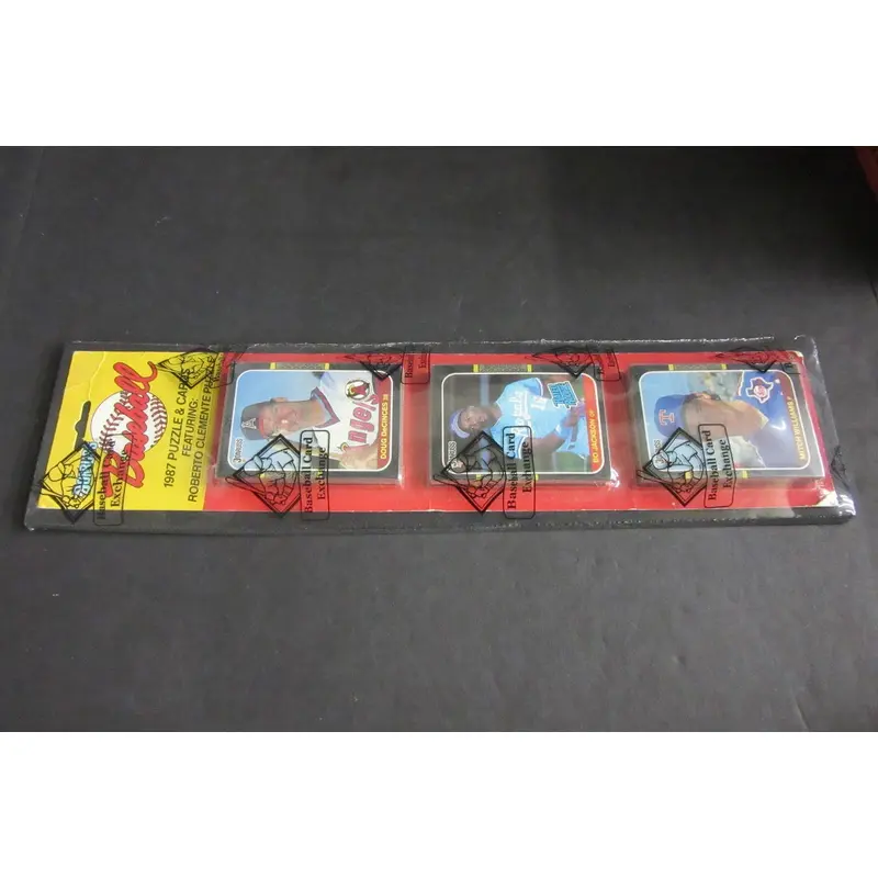 1987 Donruss Baseball Blister Pack (Bo Jackson Top) (BBCE)
