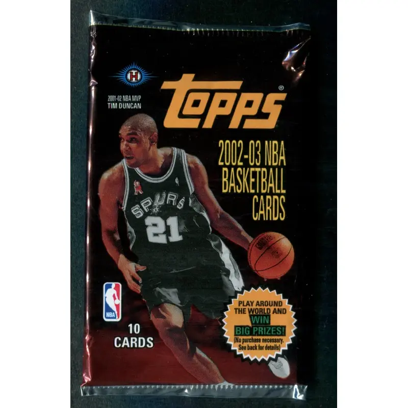 2002/03 Topps Basketball Unopened Pack (Hobby) (10)