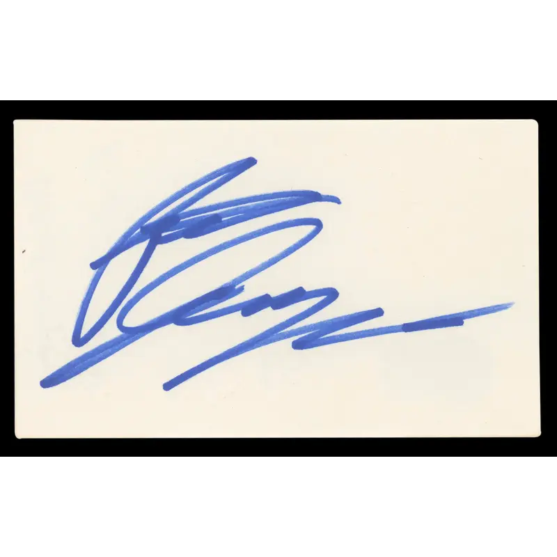 Patrick Dempsey Grey's Anatomy Authentic Signed 3x5 Index Card BAS #BL98497
