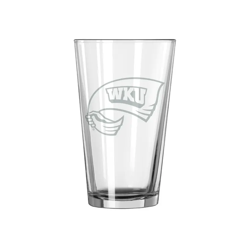 Western Kentucky 16oz Frost Pint Glass