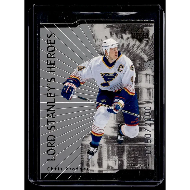 1998-99 Upper Deck - Lord Stanley's Heroes - Die-Cut Quantum - Chris Pronger #LS20 /2000
