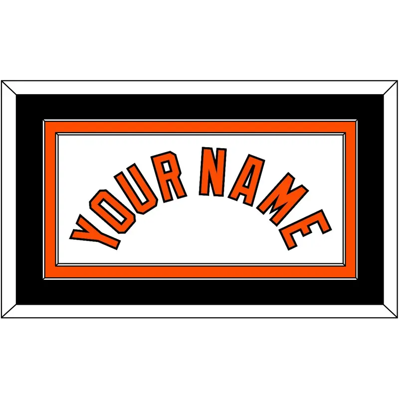 Baltimore Name - Home White (2004-2008) - Double Mat 3