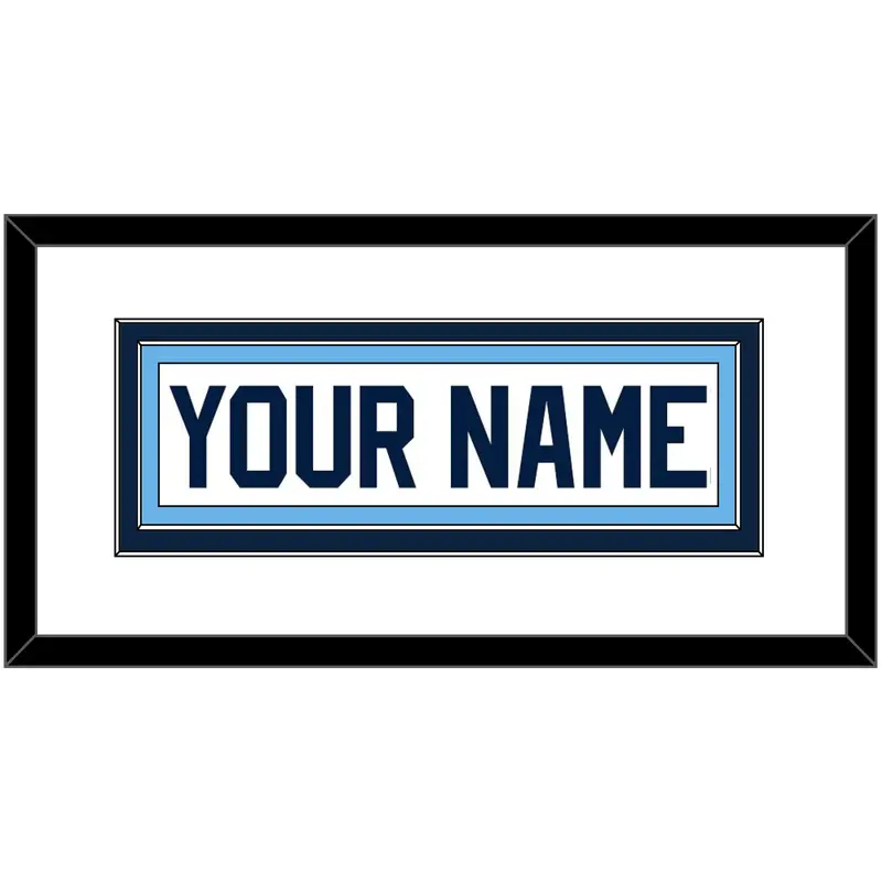 Maine Hockey Nameplate - Home White (1993-1994) - Double Mat 1