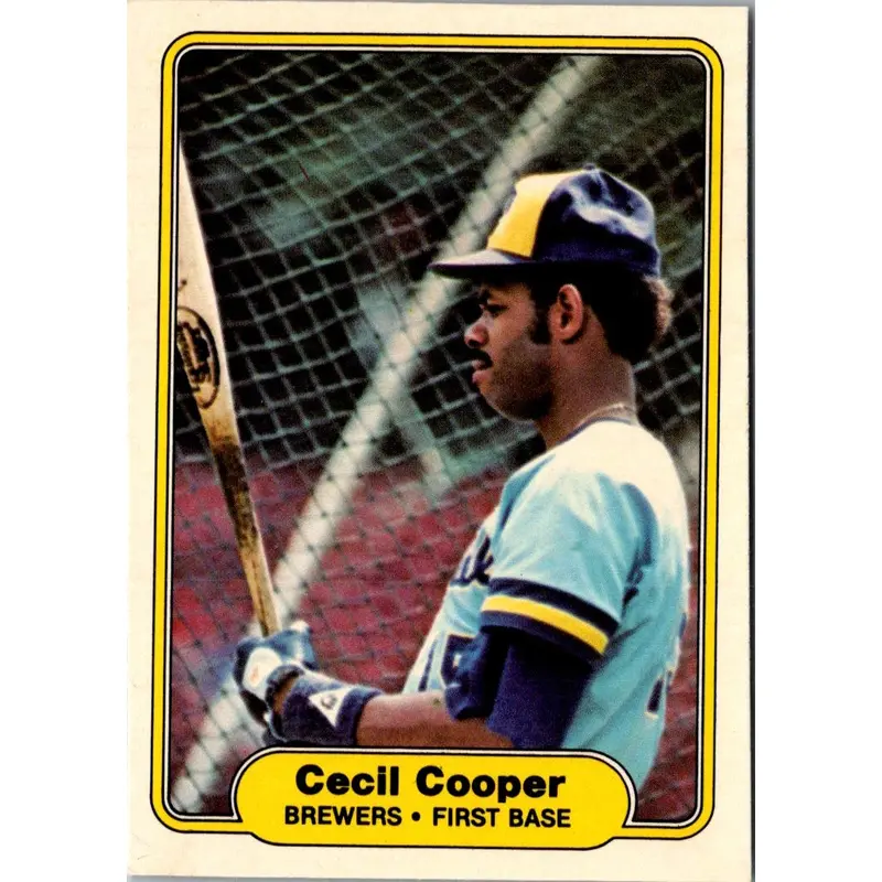 1982 Fleer Cecil Cooper #138