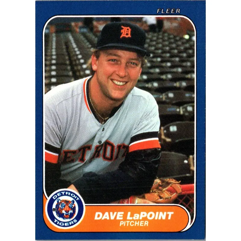 1986 Fleer Update Dave LaPoint #U-64