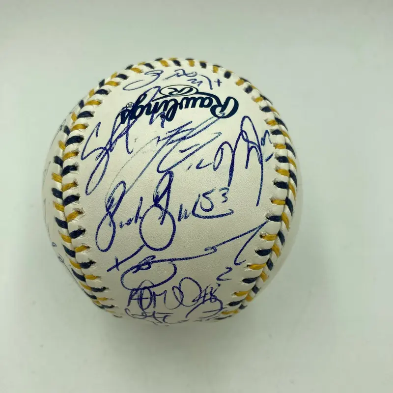 Mike Trout Mookie Betts 2016 All Star Game Team Signed Baseball 26 Sigs JSA COA