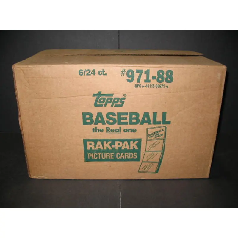 1988 Topps Baseball Rack Pack Case (6 Box)