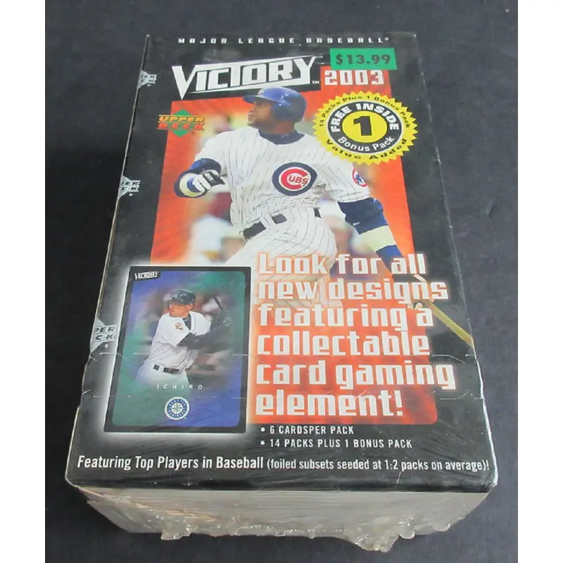 2003 Upper Deck Victory Baseball Blaster Box (15/6)