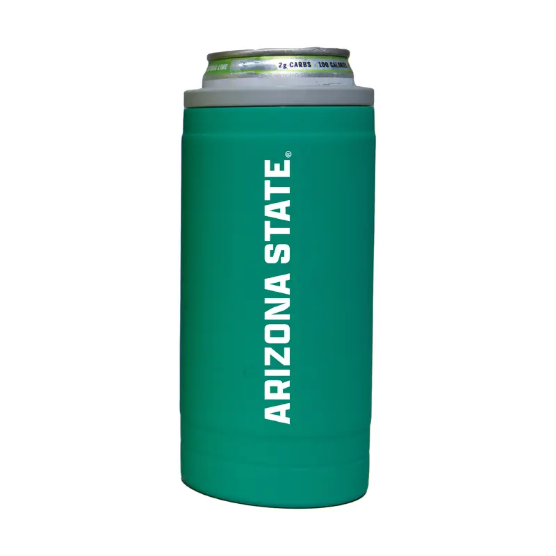 AZ State 12oz Optic Stacked Soft Touch Slim Coolie