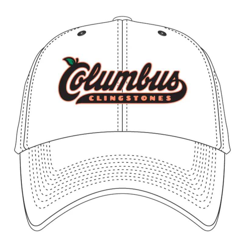 '47 Columbus Script White Adjustable Clean Up