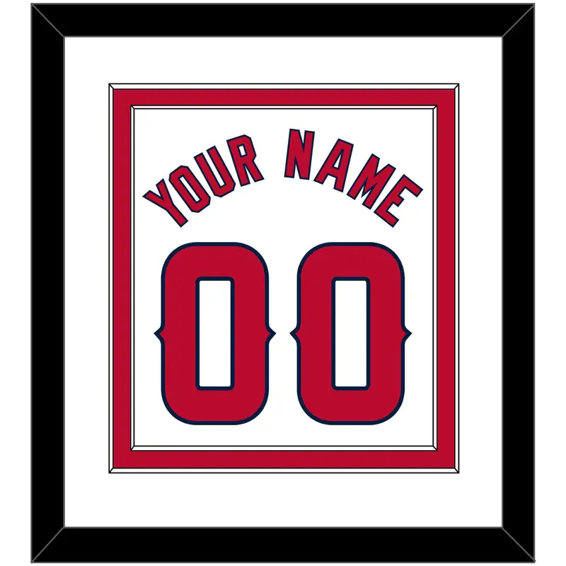 Los Angeles Name & Number - Home White - Double Mat 1