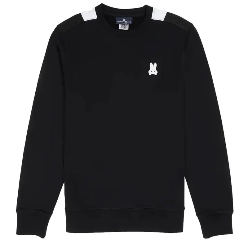 PSYCHO BUNNY SWEATER BLACK PSYCHO BUNNY MAPPERLEY B6S259W1FT BLK