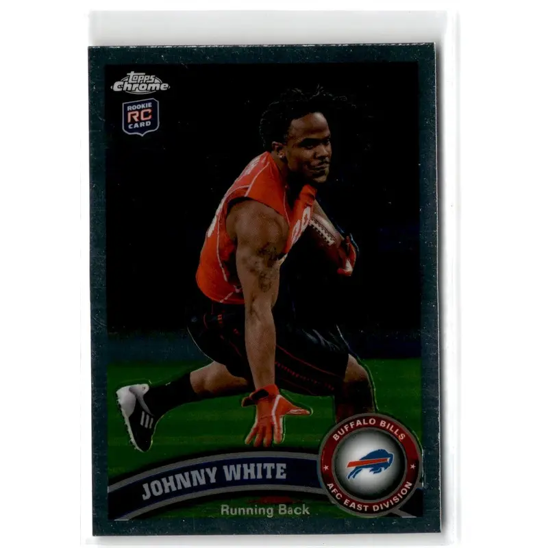 2011 Topps Chrome Johnny White #35 Rookie