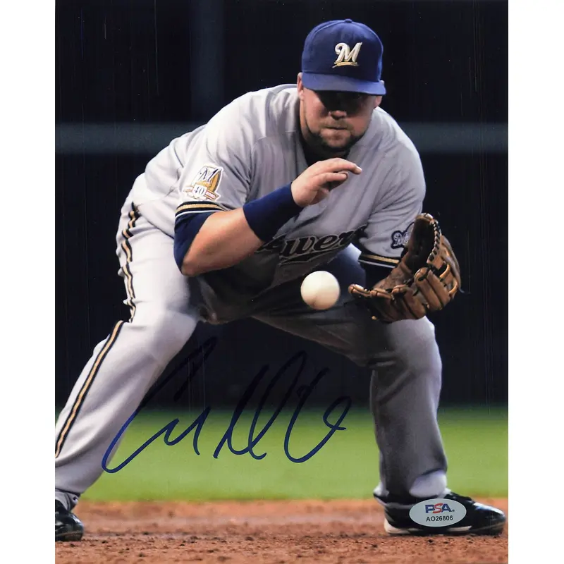 Casey Mcgehee signed 8x10 photo PSA/DNA Chicago Cubs Autographed