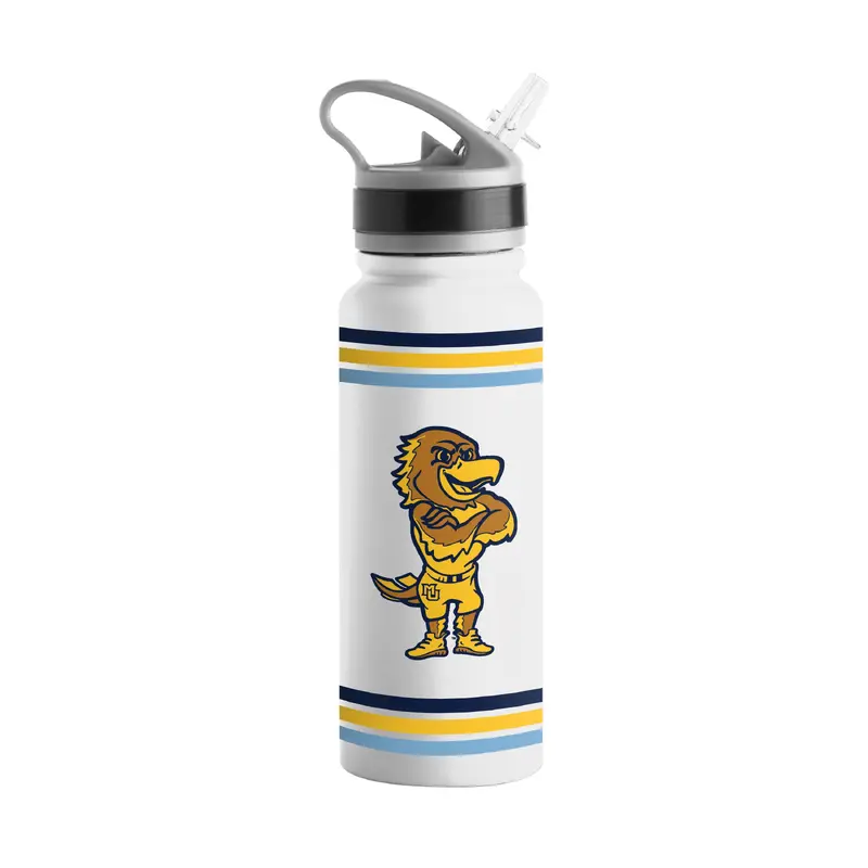 Marquette Small Stripe 25oz SingleWall FlipTop Bottle