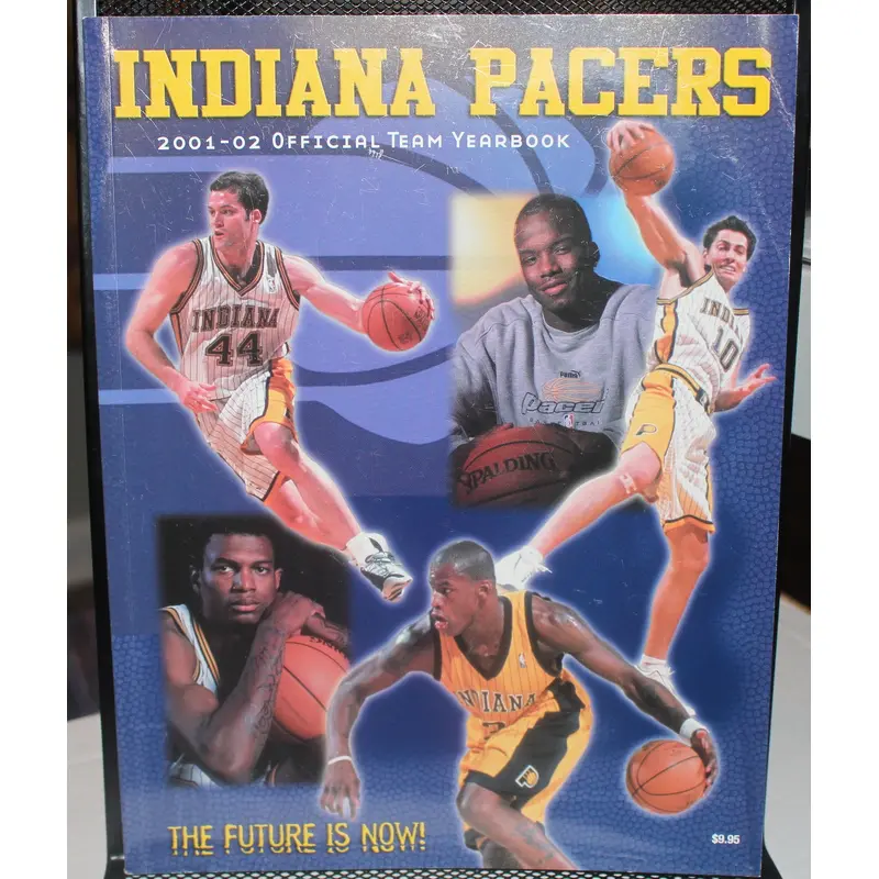 2001-02 Indiana Pacers NBA Basketball Team Yearbook