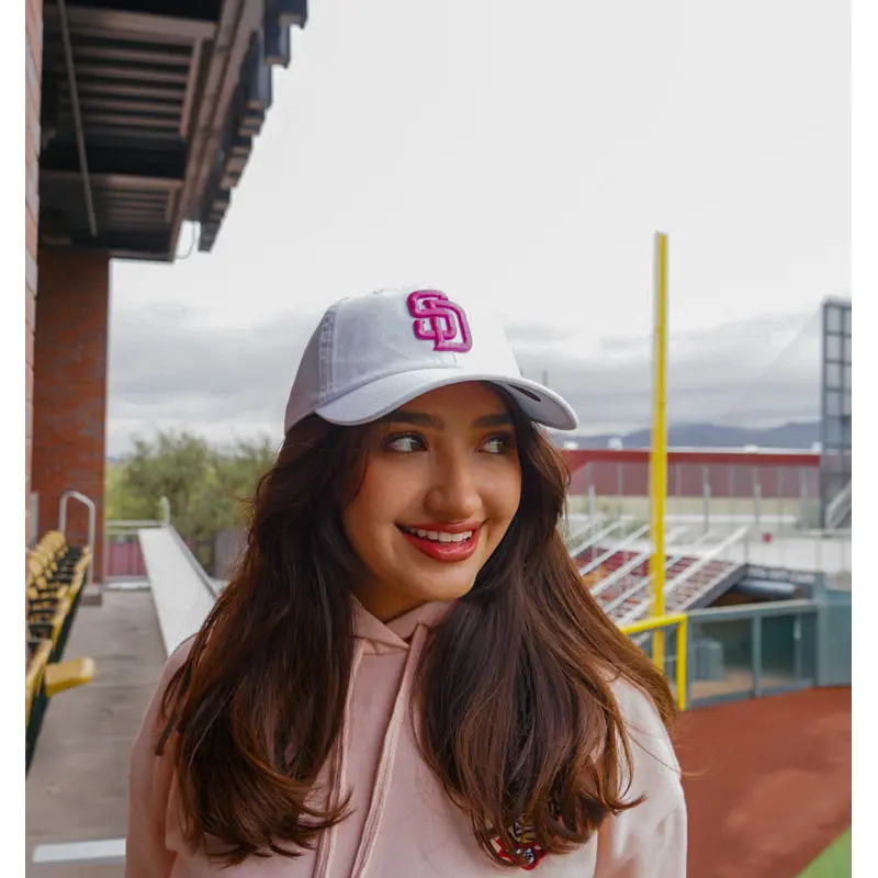 PADRES CITY CONNECT PINK LOGO HAT- WINTER '23