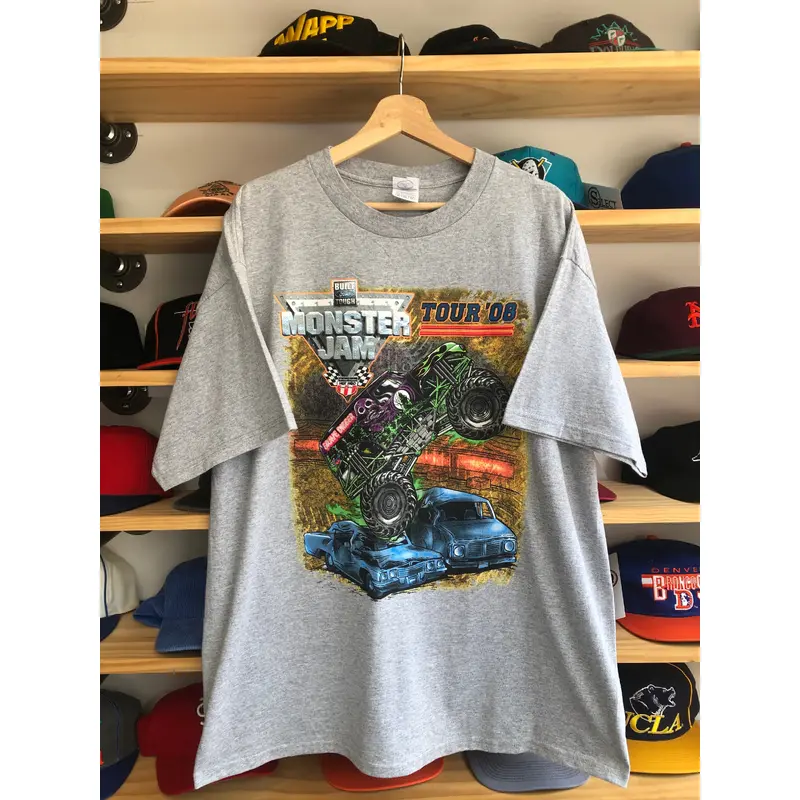 Vintage 2008 Monster Jam Grave Digger Tee Size XL