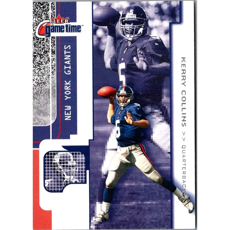 2001 Fleer Game Time Kerry Collins #58
