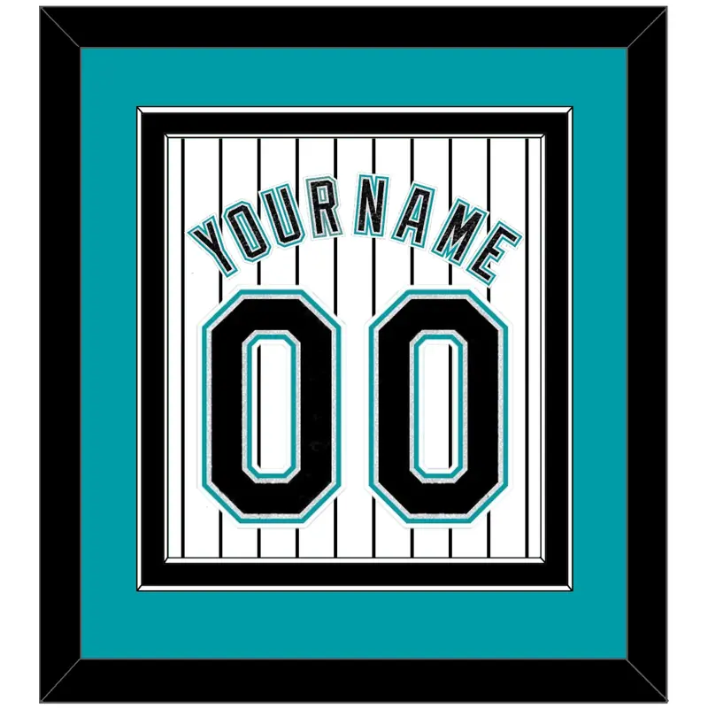 Florida Name & Number - Home White Pinstripes (2003-2011) - Double Mat 2