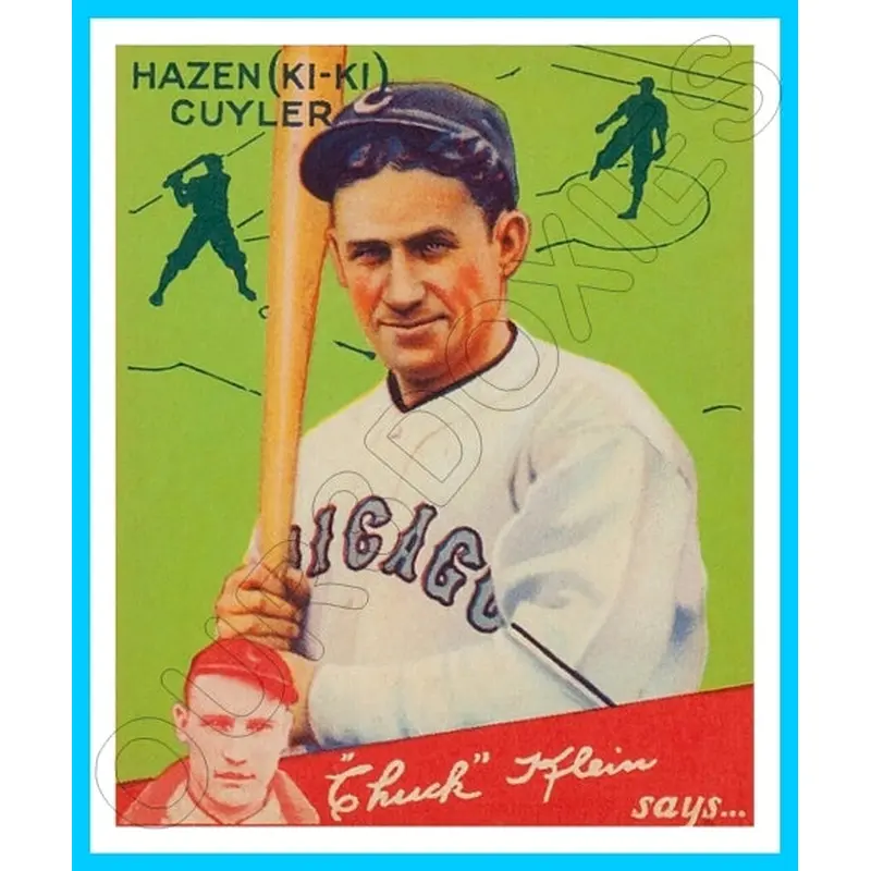 Kiki Cuyler 1934 Goudey Reproduction Card - 3716