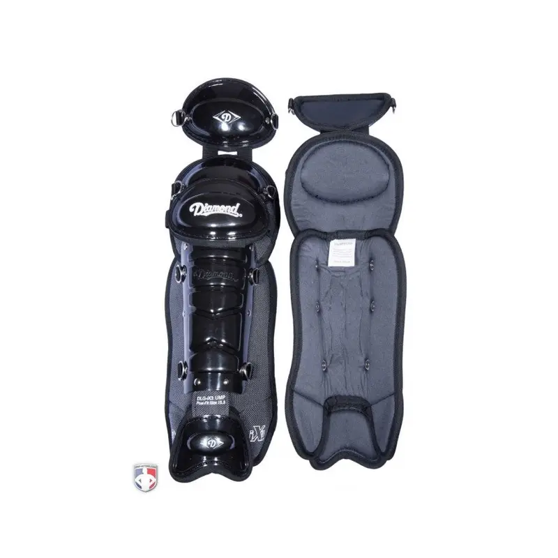 New Diamond DLG-IX3 Umpire Shin Guards 15.5"