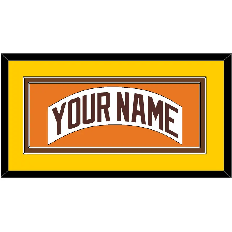 San Diego Nameplate - Home White (1980-1984) - Double Mat 4