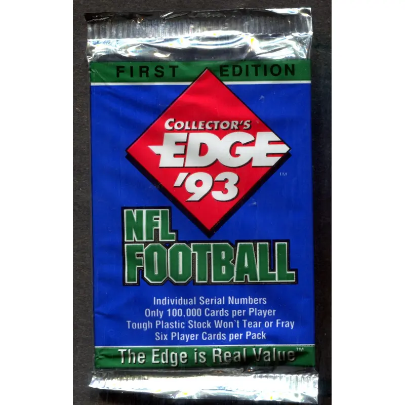 1993 Collector's Edge Football Unopened Pack (6)