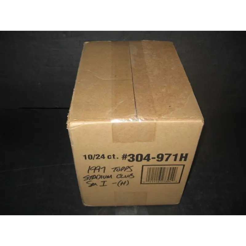 1997 Topps Stadium Club Football Series 1 Case (Hobby) (10 Box)