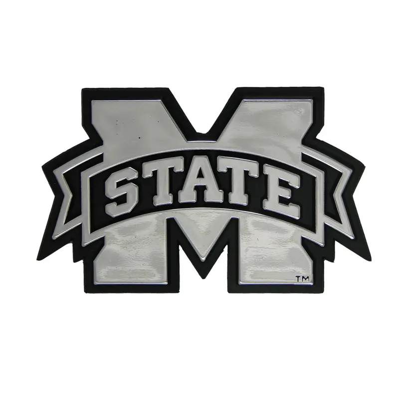 Mississippi State University Molded Chrome Emblem