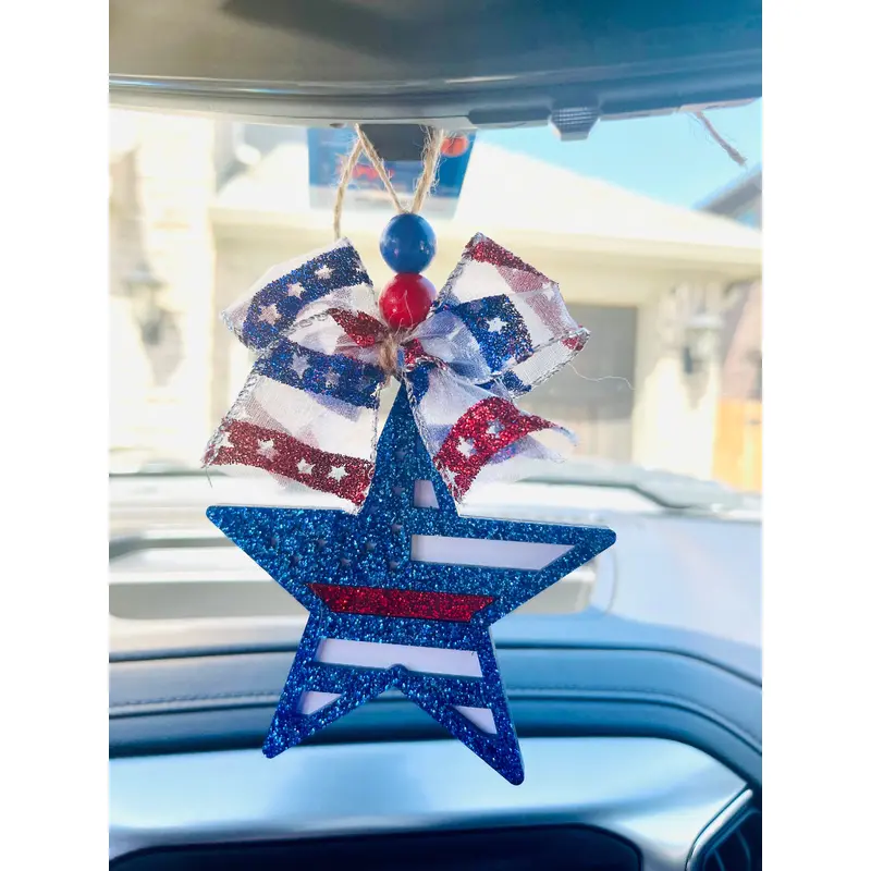 American Star Car Charm/Bag Tag
