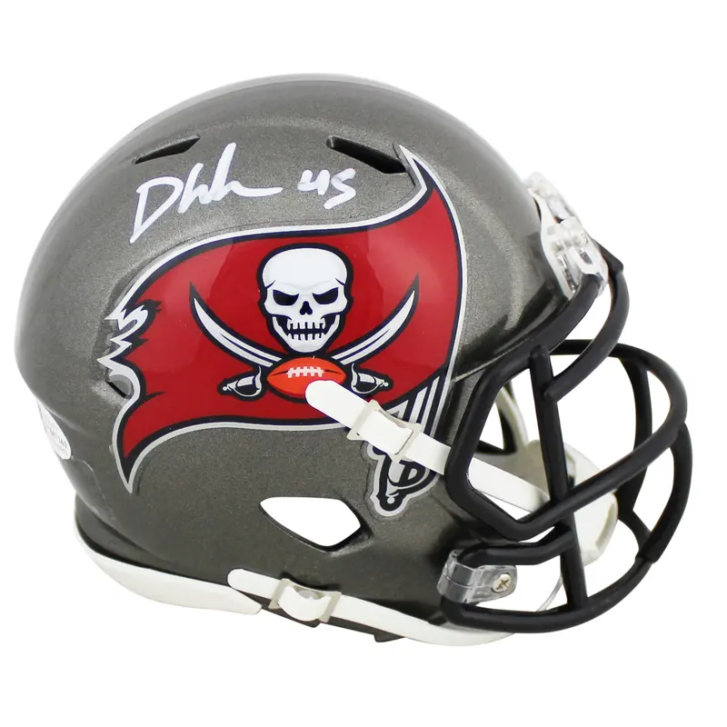 Buccaneers Devin White Authentic Signed Speed Mini Helmet BAS Witnessed