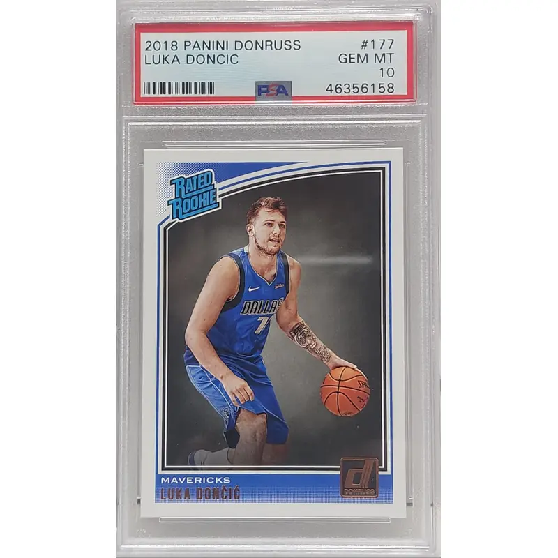 Luka Doncic 2018 Donruss Rookie #177 PSA 10 Gem Mint 6158