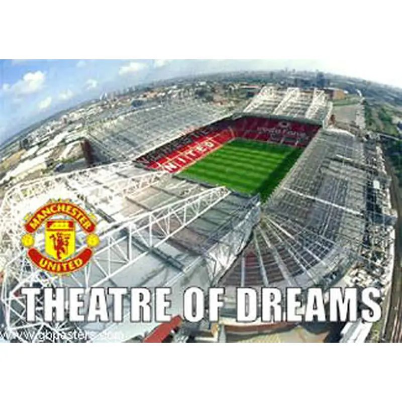 Manchester United FC "Theatre of Dreams" (Old Trafford) Stadium Poster - GB Posters