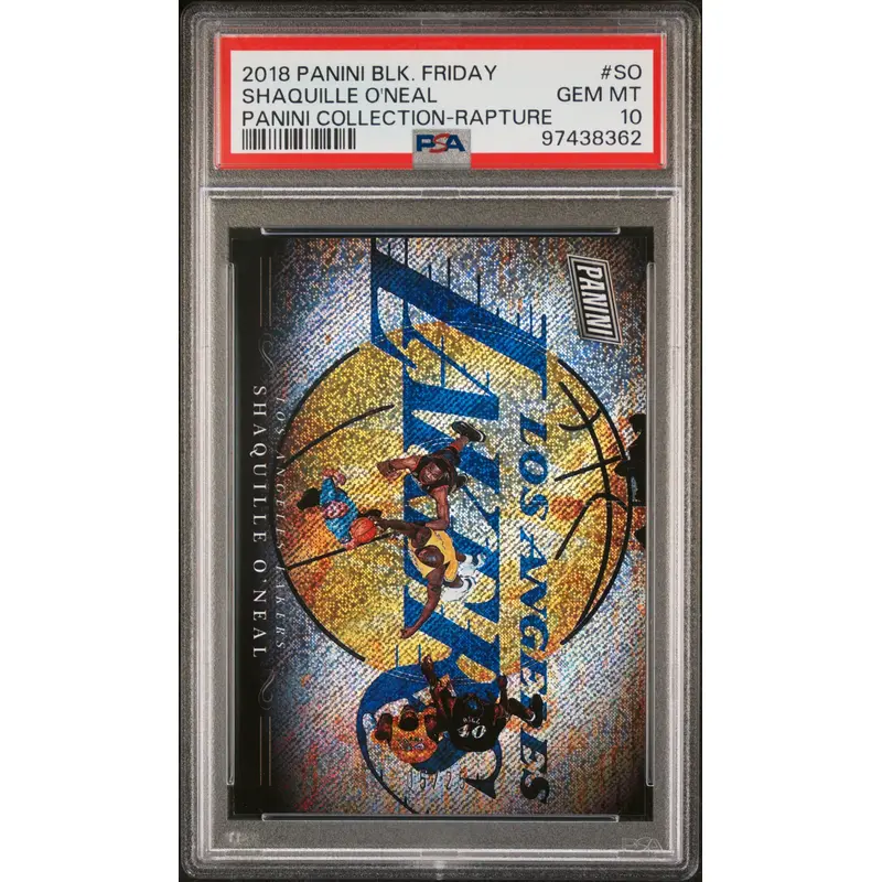 Shaquille O'Neal 2018 Black Friday Rapture #5/25 PSA 10 Gem Mint