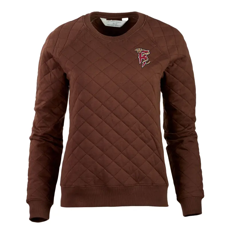 Women's Quilted Crew