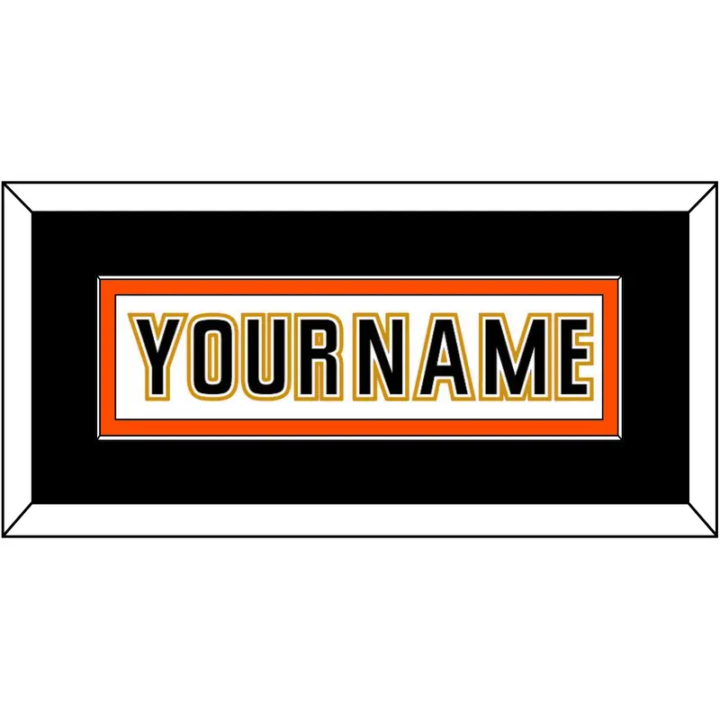 Anaheim Nameplate - Road White (2006-2014) - Single Mat 4