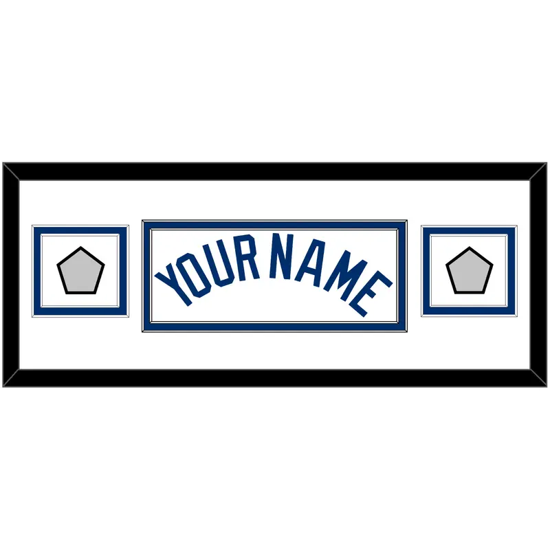 Los Angeles Name & 2 World Series Champions Patches - Home White (2007-2023) - Double Mat 2