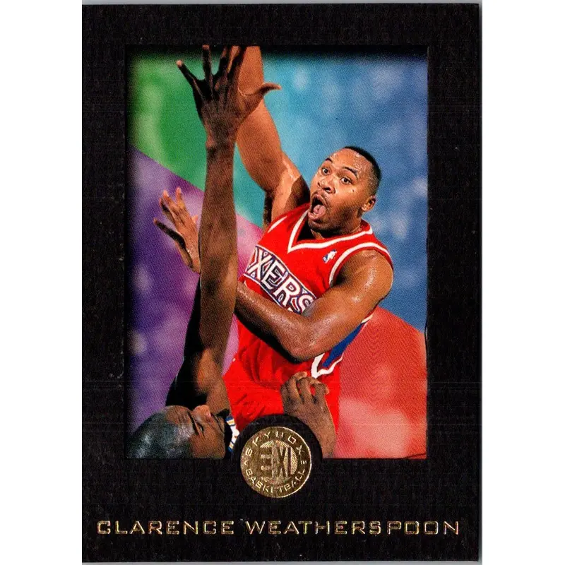 1995 SkyBox E-XL Clarence Weatherspoon #63