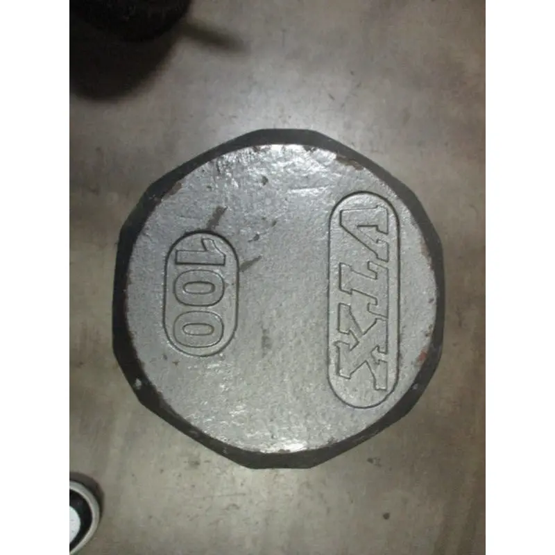 Used VTX Cast Iron 100LB Dumbbell - Pair