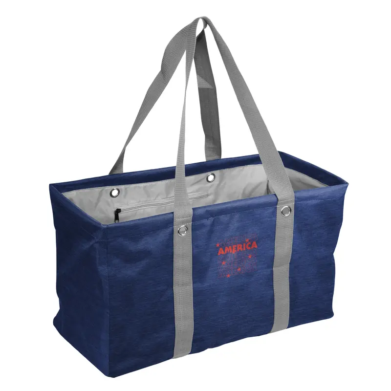 4th of July Picnic Navy America Repeating Caddy