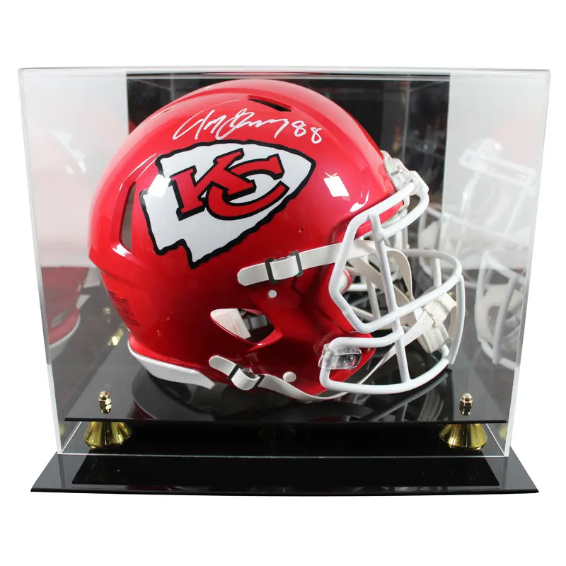 Chiefs Tony Gonzalez Signed F/S Speed Proline Helmet W/ Case w/ White Sig BAS W