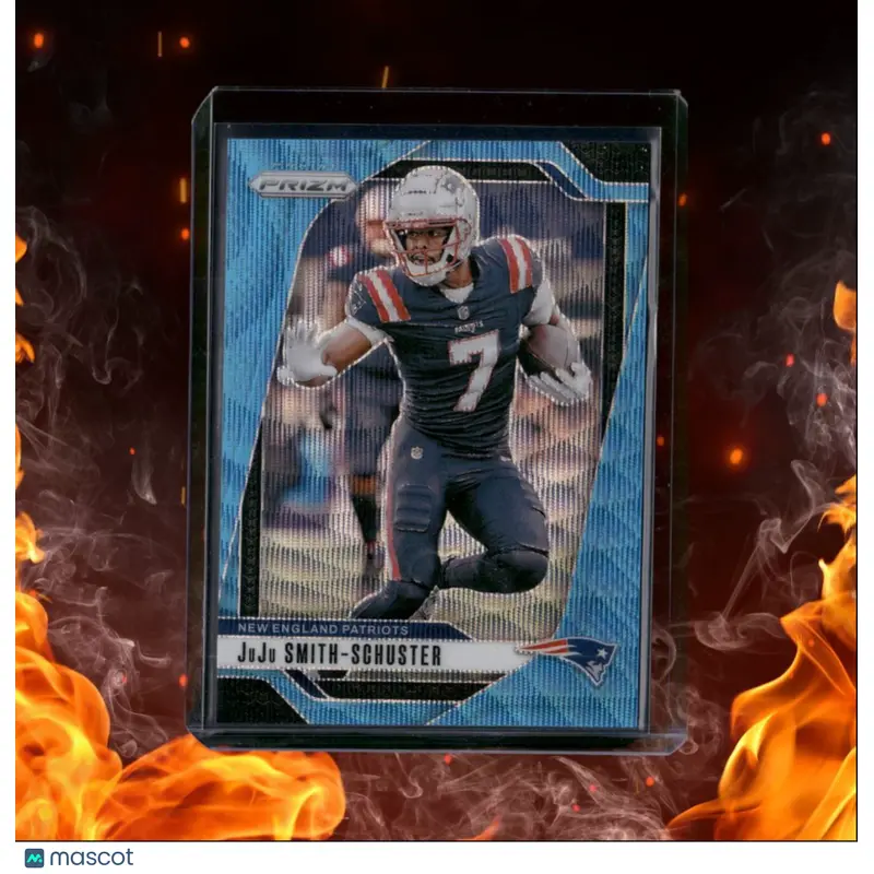 2024 Panini Prizm JuJu Smith-Schuster Blue Wave Prizm 096/230 #196