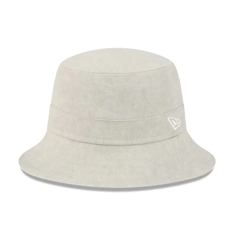 New Era Light Cream Bucket Hat