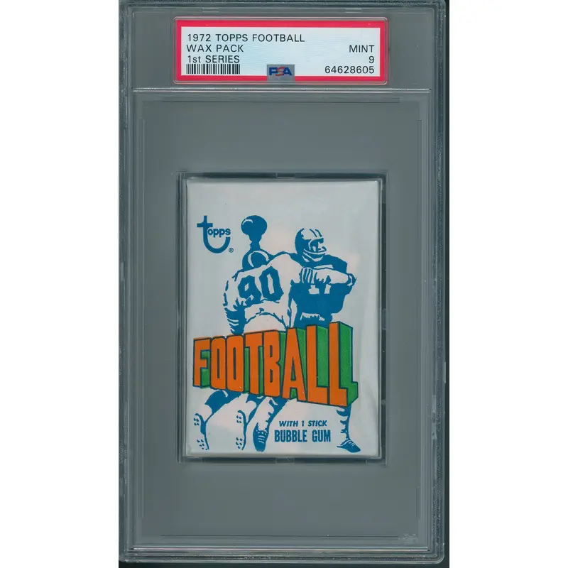 1972 Topps Football Unopened 1st Series Wax Pack PSA 9 *8605