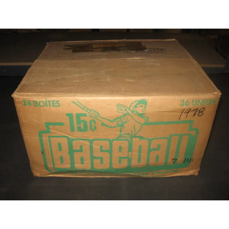 1978 OPC O-Pee-Chee Baseball Unopened Wax Case (24 Box)