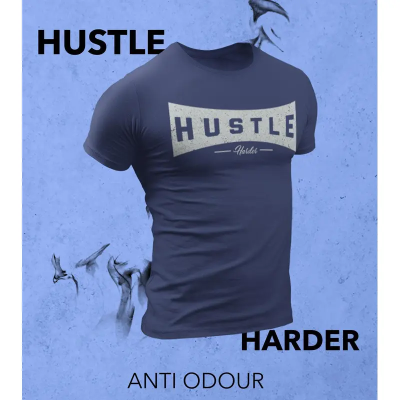Men's Hustle Harder T-shirt (Old Navy) Wod Armour | Kibi Sports