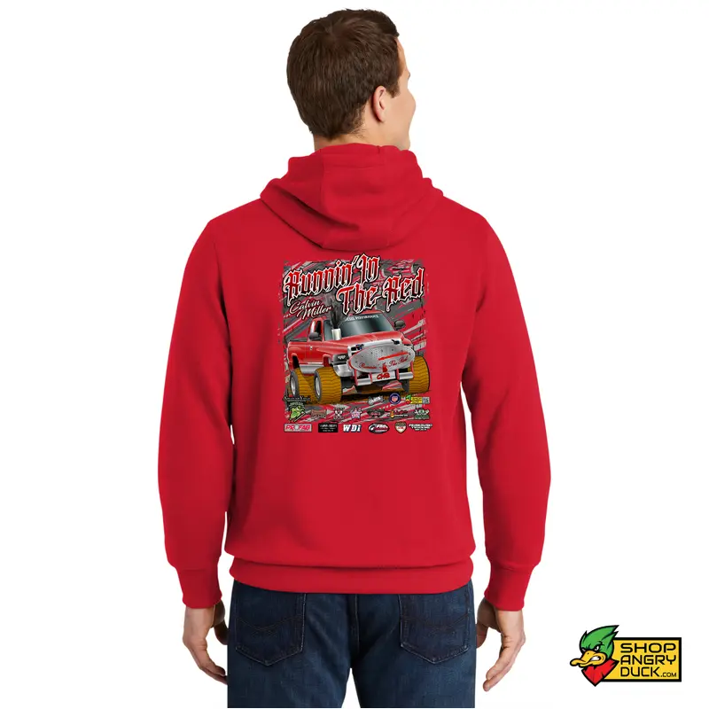 Runnin In The Red Sport-Tek Hoodie