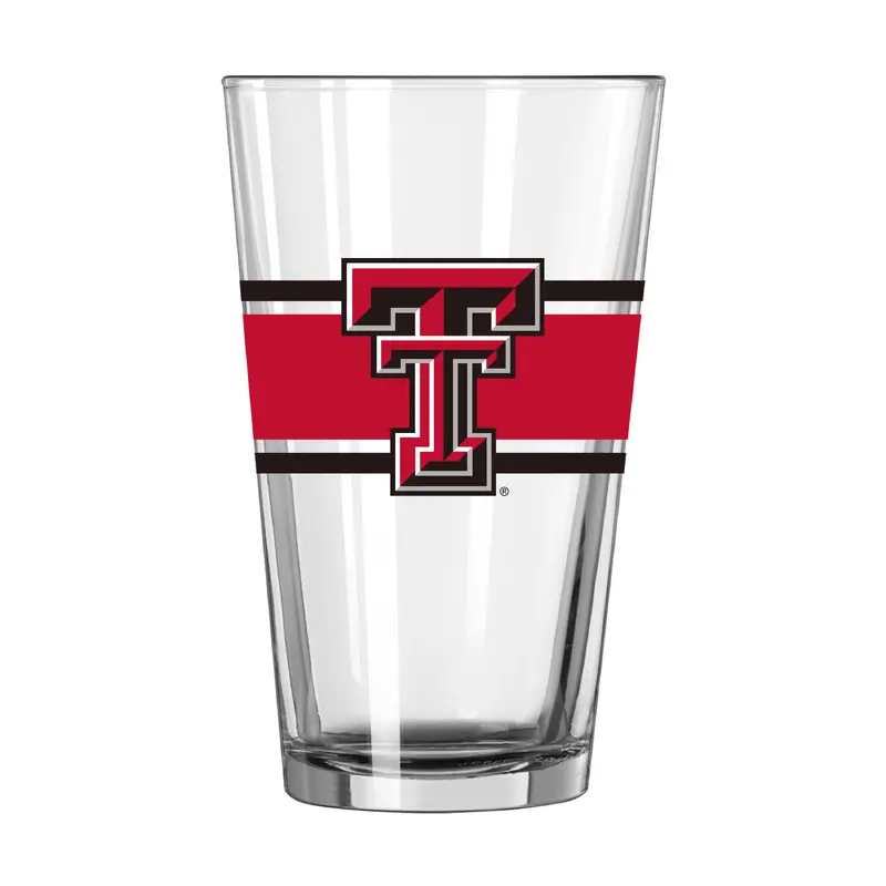 Texas Tech 16oz Stripe Pint Glass