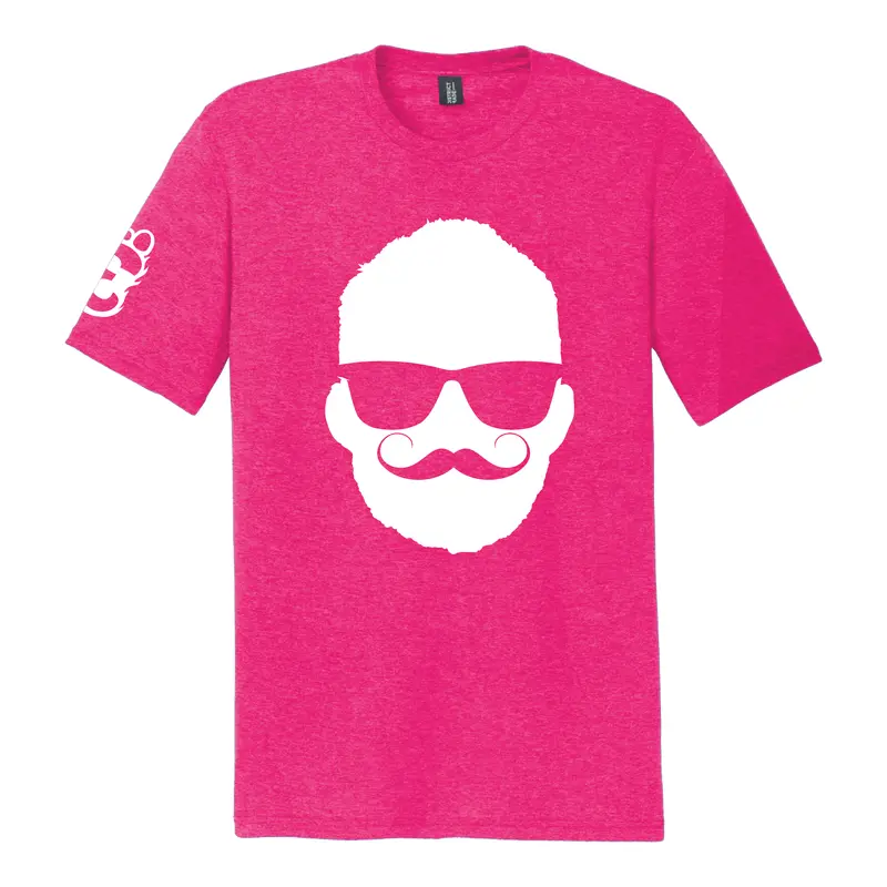 Eugene Emeralds Men Wear Pink Handlebar T-Shirt